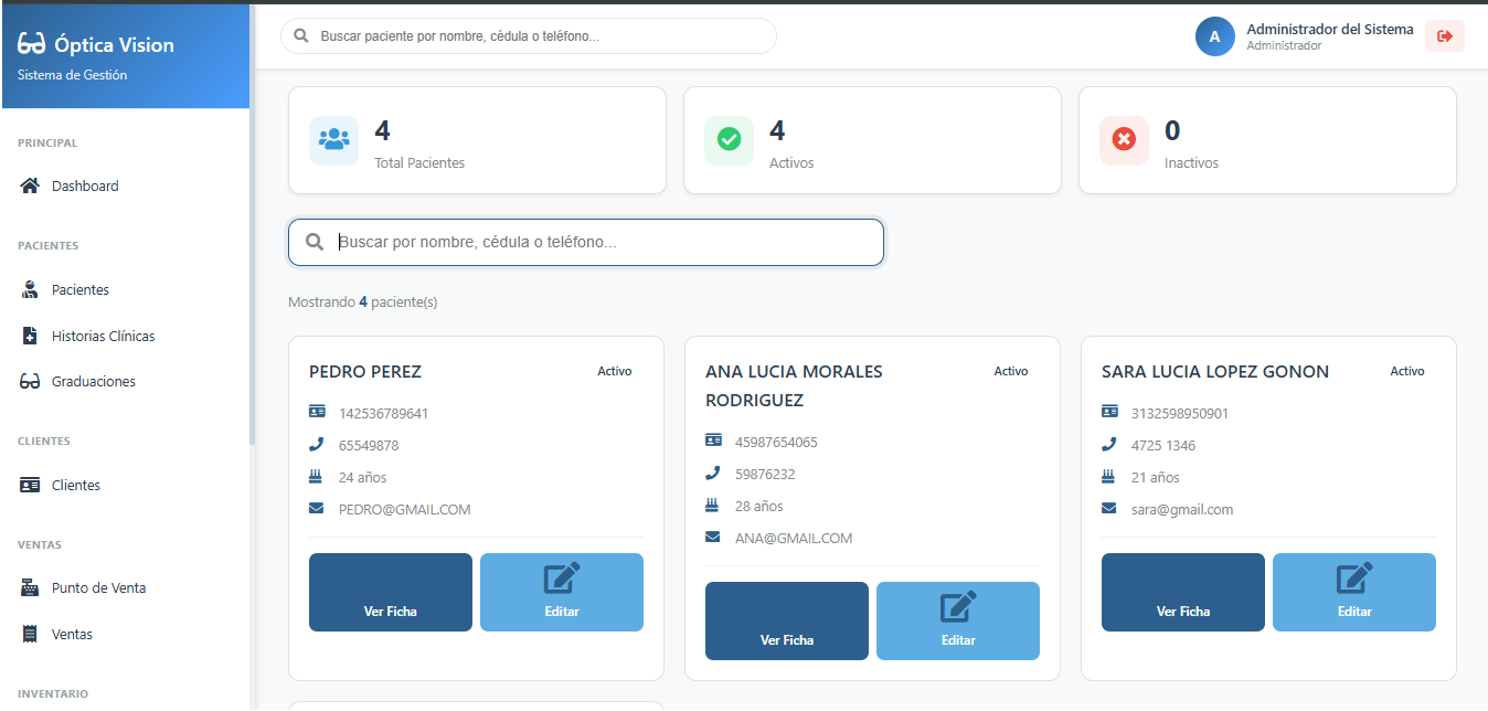 Gestión de Pacientes